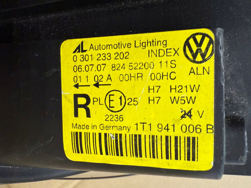 Frontscheinwerfer VW Touran 1t1 1T1941006B Rechts Scheinwerfer Headlight SCH6043224365wh