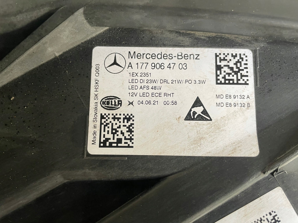 Frontscheinwerfer Mercedes-Benz W177 A1779064703 LED Links Headlight SCH9371638854lf