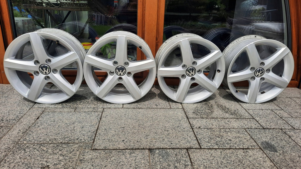 4x Alufelge 16 Zoll 6.5" 5x112 42ET 3AA071496A VW Passat Sharan Touran Golf I FEL3767233229ix