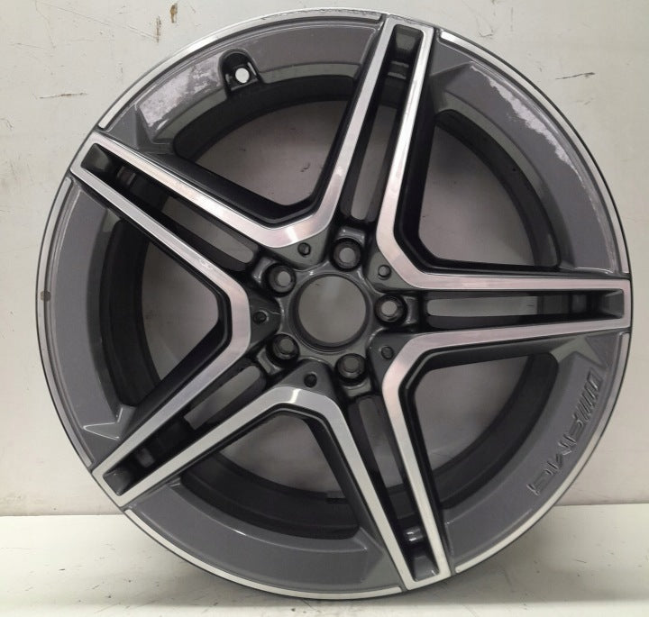 1x Alufelge 19 Zoll 8.0" 5x112 38ET A2534015300 Mercedes-Benz Glc Amg Rim Wheel FEL1310247391bi