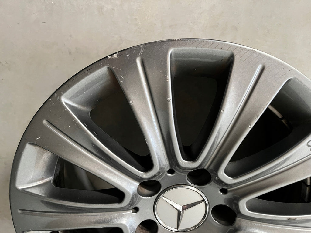 1x Alufelge 16 Zoll 8.0" 5x112 46ET Glanz Graphit A2124015802 Mercedes-Benz W212