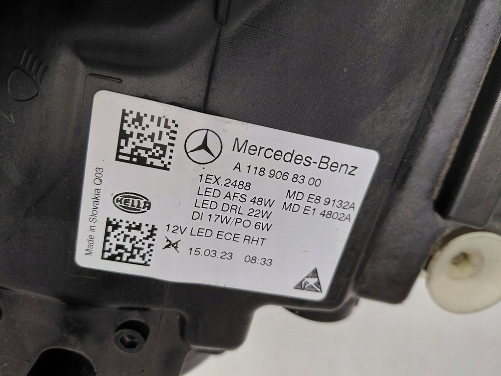 Frontscheinwerfer Mercedes-Benz Cla A1189068300 Links Scheinwerfer Headlight SCH1632388343sz