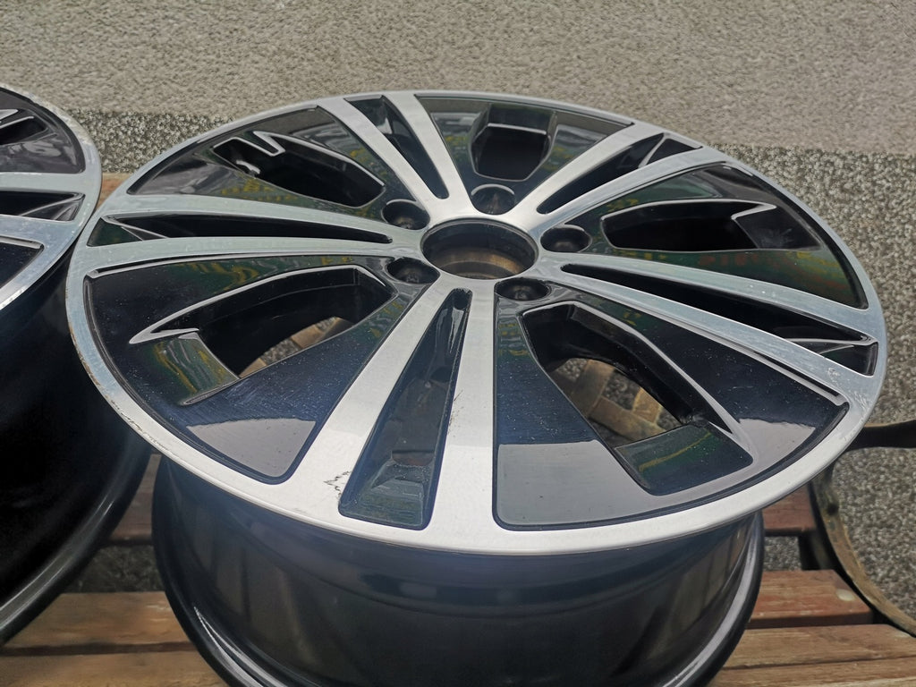 1x Alufelge 17 Zoll 7.5" 5x112 40ET Glanz Schwarz A2134015100 Mercedes-Benz W213