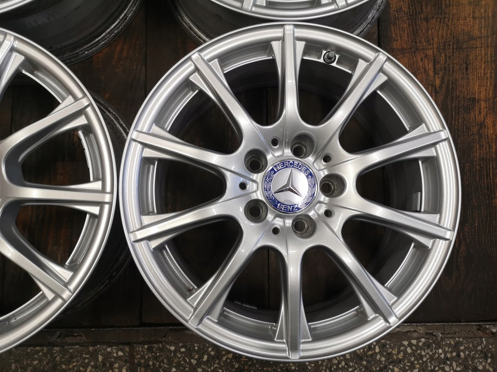 4x Alufelge 16 Zoll 6.5" 5x112 38ET A2054012400 Mercedes-Benz W205 Rim Wheel FEL8697110711xc