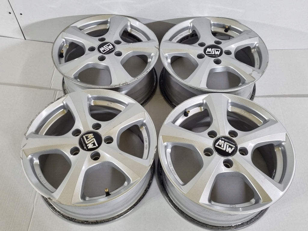 4x Alufelge 16 Zoll 6.5" 5x112 42ET KBA49261 Audi Rim Wheel FEL2331252290bc
