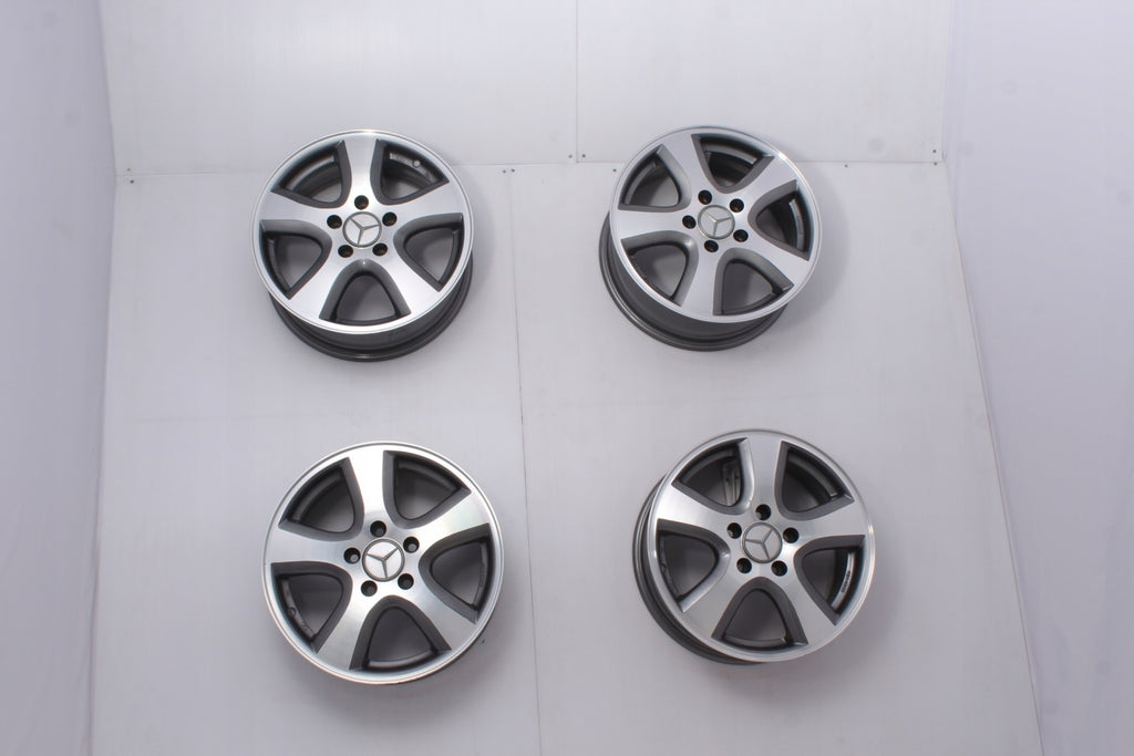 4x Alufelge 16 Zoll 6.5" 5x112 43ET Matt Silber KBA45583 Mercedes-Benz Rim Wheel FEL7813720445ov