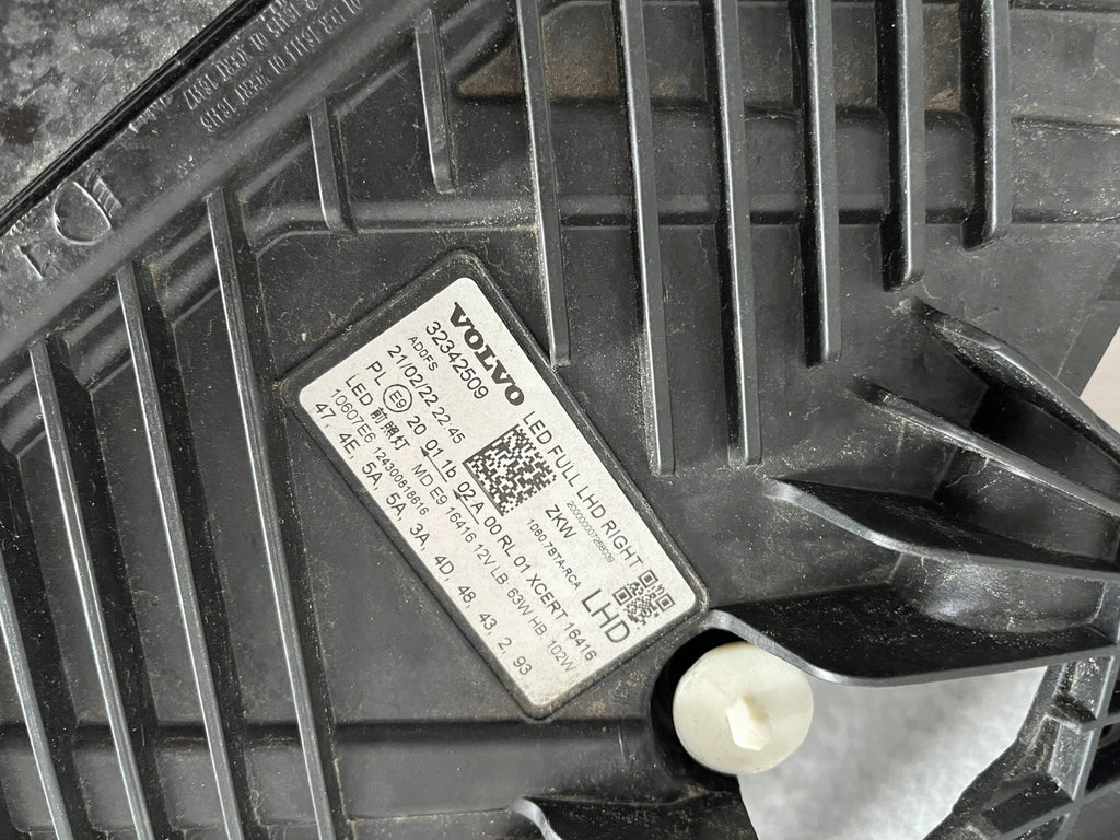 Frontscheinwerfer Volvo Xc60 II 32342509 Full LED Rechts Scheinwerfer Headlight SCH5243772827bh