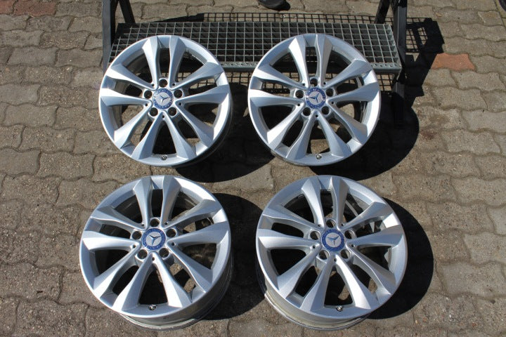4x Alufelge 17 Zoll 7.0" 5x112 48 5ET A2054018000 Mercedes-Benz W205 Rim Wheel FEL5895329326mx