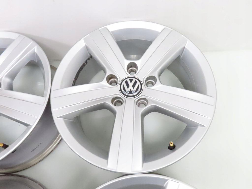 4x Alufelge 16 Zoll 6.5" 5x112 46ET Silber 5G0601025N VW Golf VIII I Rim Wheel FEL5254340696je