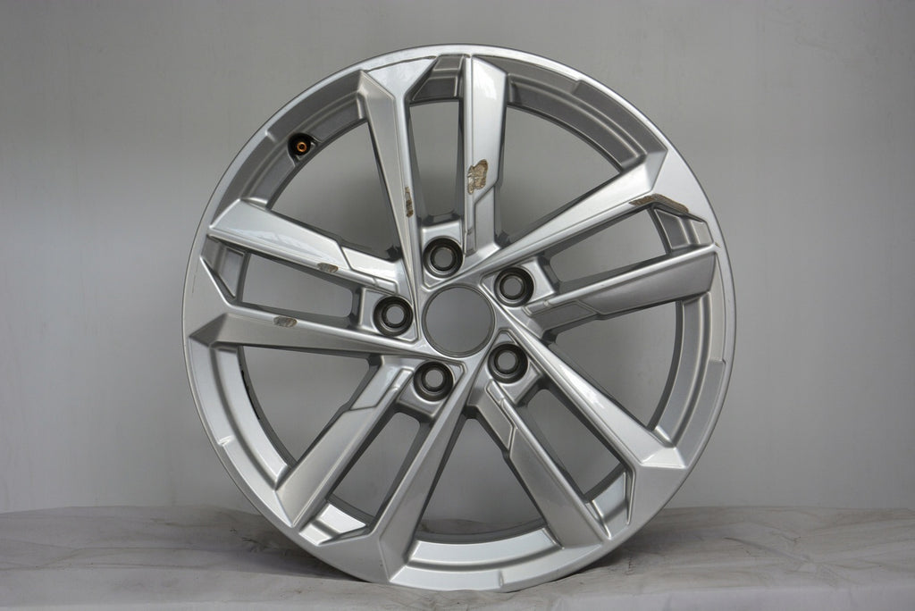 1x Alufelge 17 Zoll 6.5" 5x112 43ET Glanz Silber 8Y0601025L Audi Rim Wheel