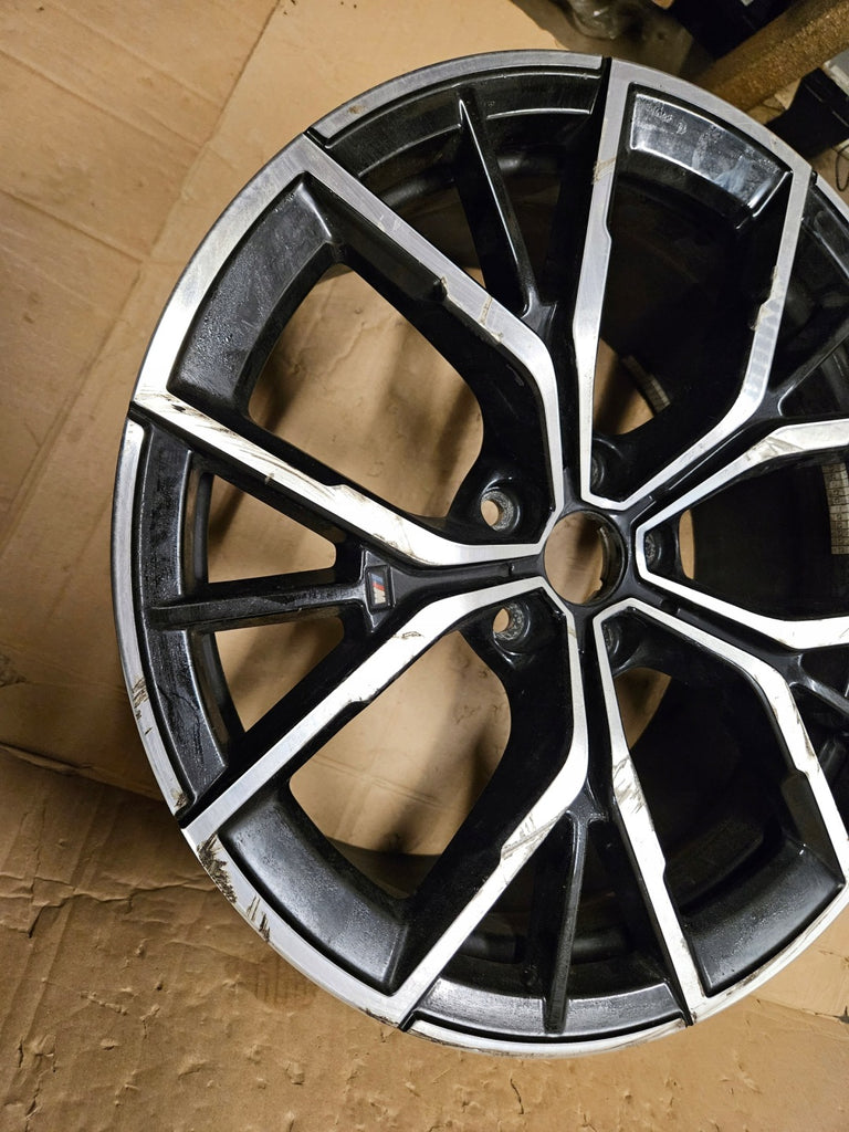 1x Alufelge 19 Zoll 8.0" 5x112 30ET Glanz Schwarz 8747234 BMW 5 G31 G30 FEL3389144532or
