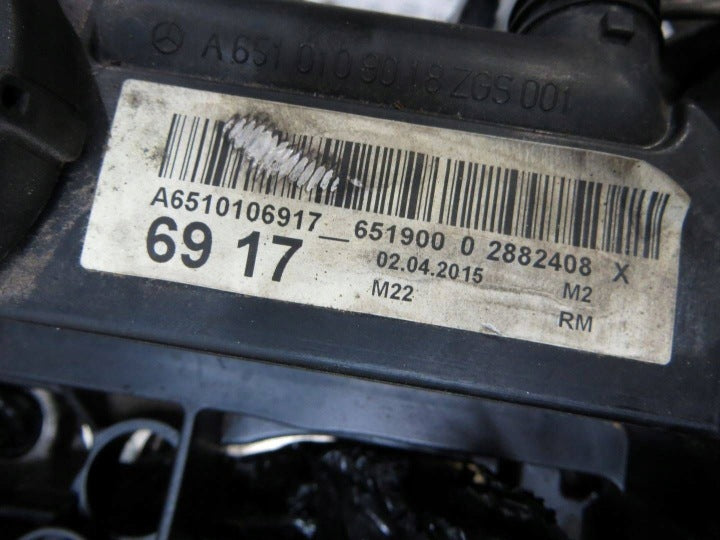Motor Mercedes-Benz X156 651900 2.2 2015 Diesel Engine Unkomplett MOT4638967975zg