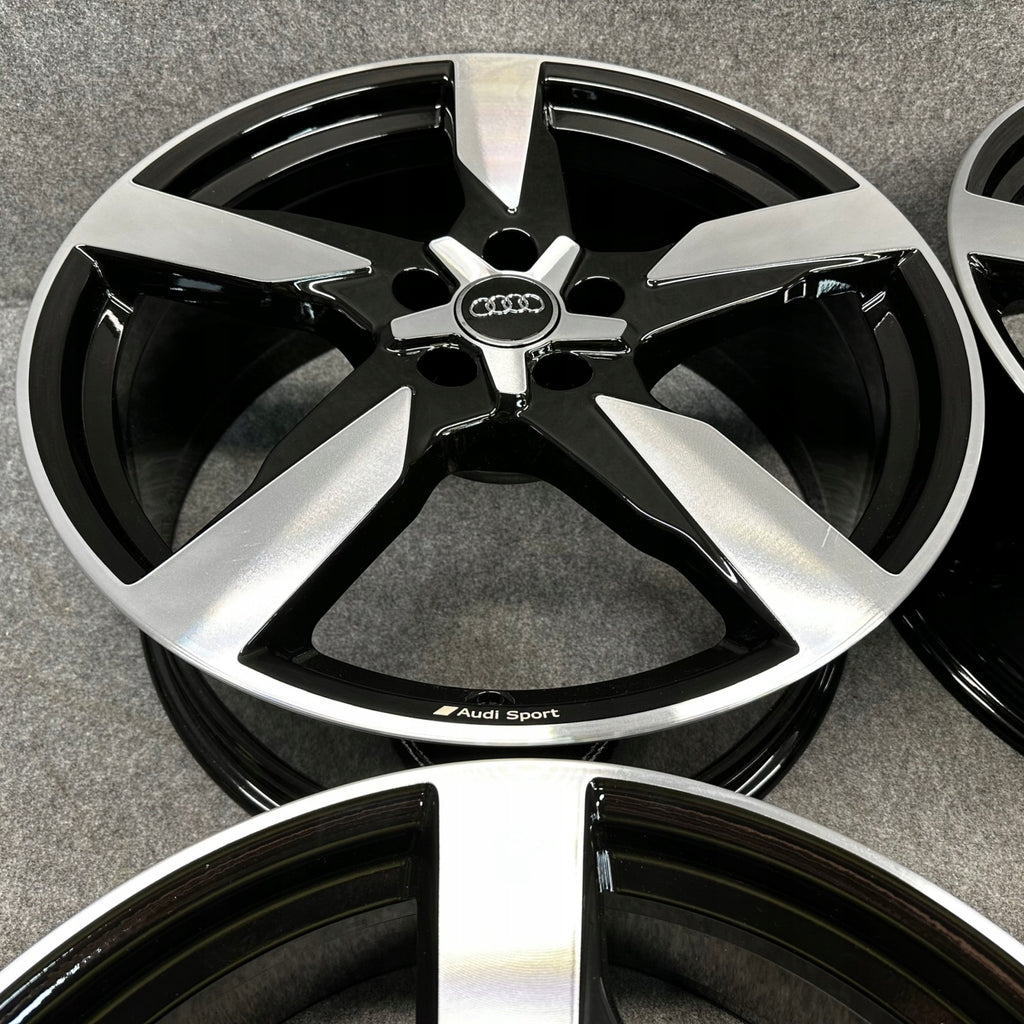 4x Alufelge 20 Zoll 8.5" 5x112 43ET Glanz Schwarz 4K0601025AD Audi A6 C8 FEL7275770371rn