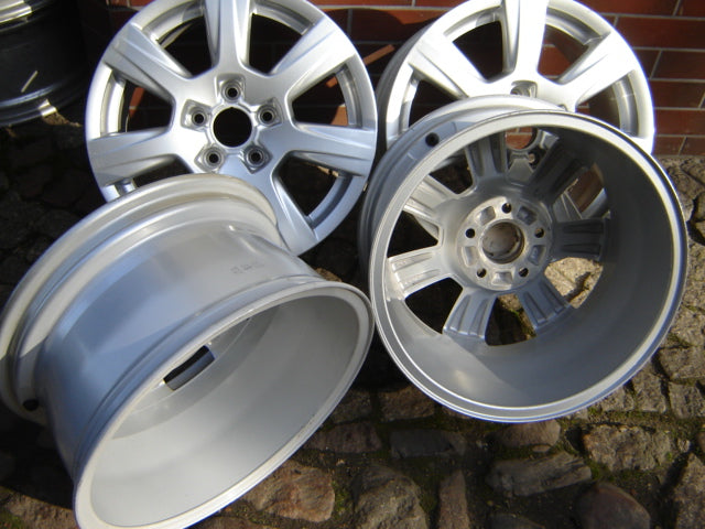 4x Alufelge 16 Zoll 7.5" 5x112 26ET Glanz Silber 8K0601025A Audi C7 A4 B8