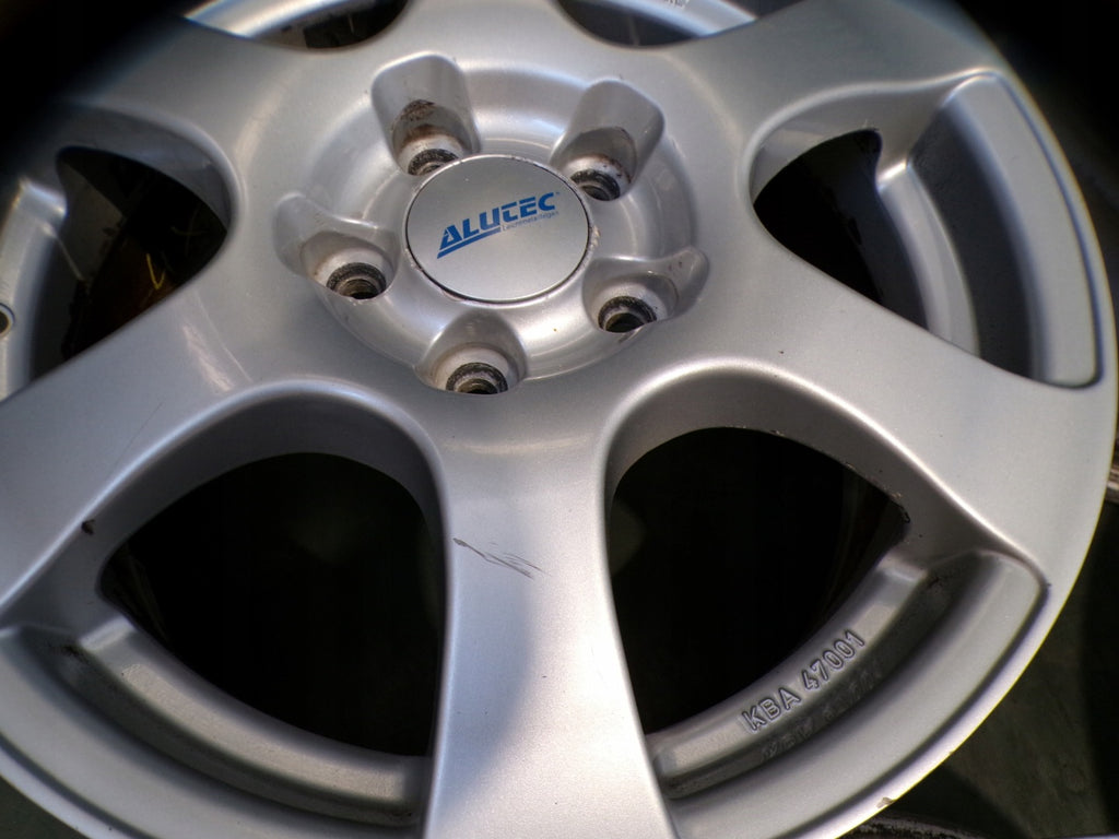 4x Alufelge 16 Zoll 6.5" 5x108 50ET Silber KBA47001 Rim Wheel FEL8265634896xi