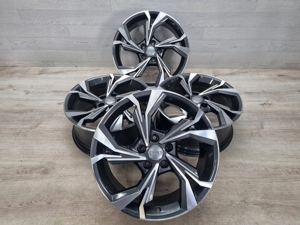 4x Alufelge 18 Zoll 8.0" 5x112 46ET Glanz Graphit 8Y0601025 Audi A3 Mg Rim Wheel FEL4469693621hs