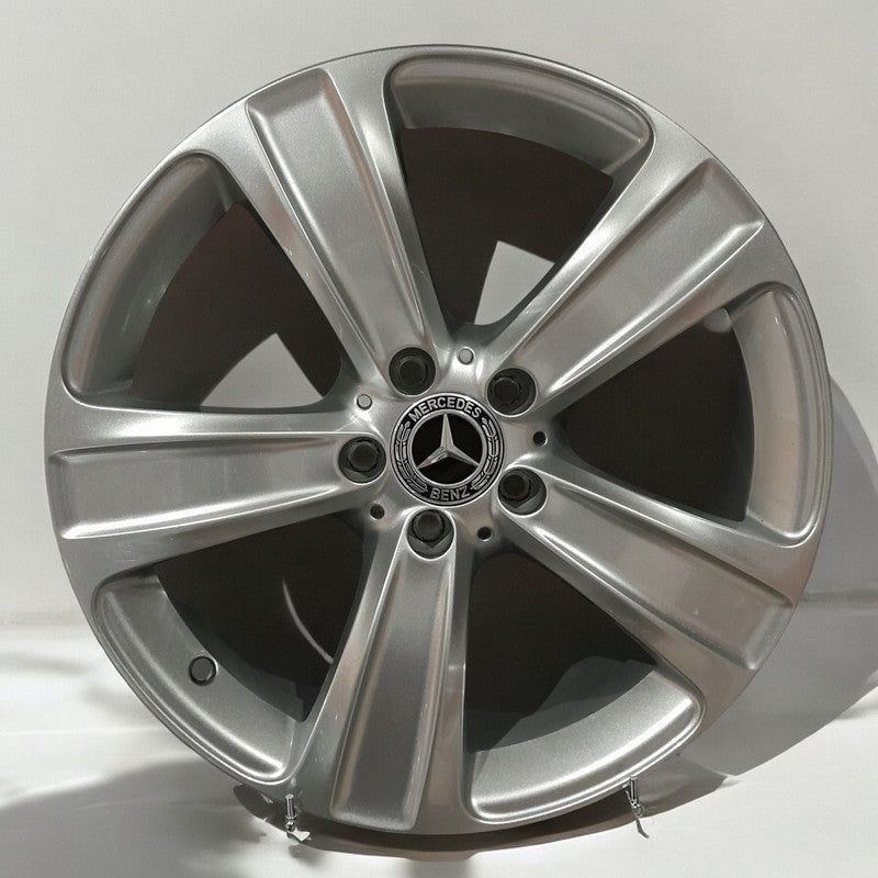 1x Alufelge 18 Zoll 8.0" 5x112 38ET Glanz Silber A2534012100 Mercedes-Benz Glc