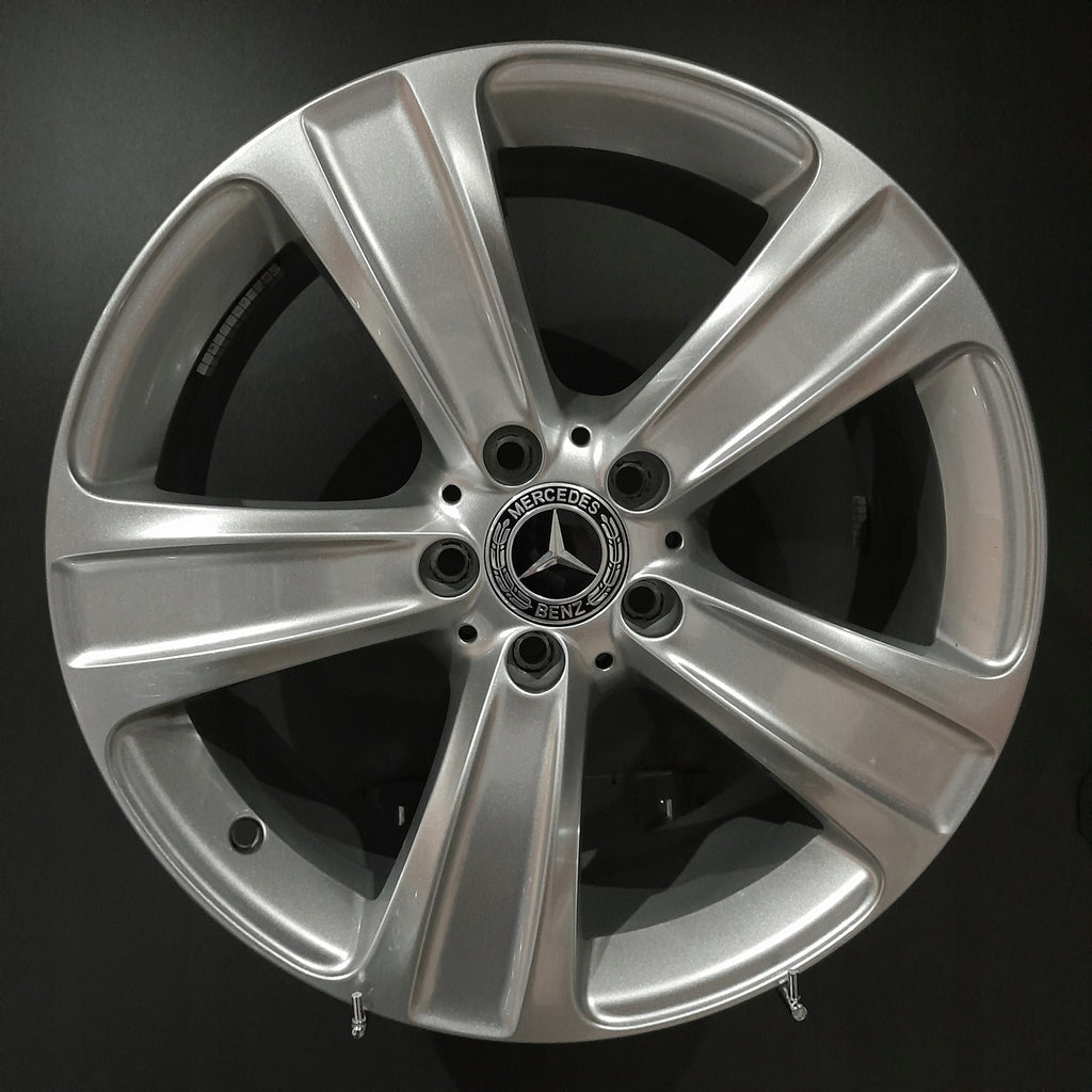 1x Alufelge 18 Zoll 8.0" 5x112 38ET Glanz Silber A2534012100 Mercedes-Benz Glc