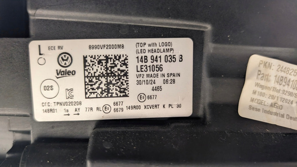 Frontscheinwerfer VW I 14B941035B LED Links Scheinwerfer Headlight SCH3841571490sl