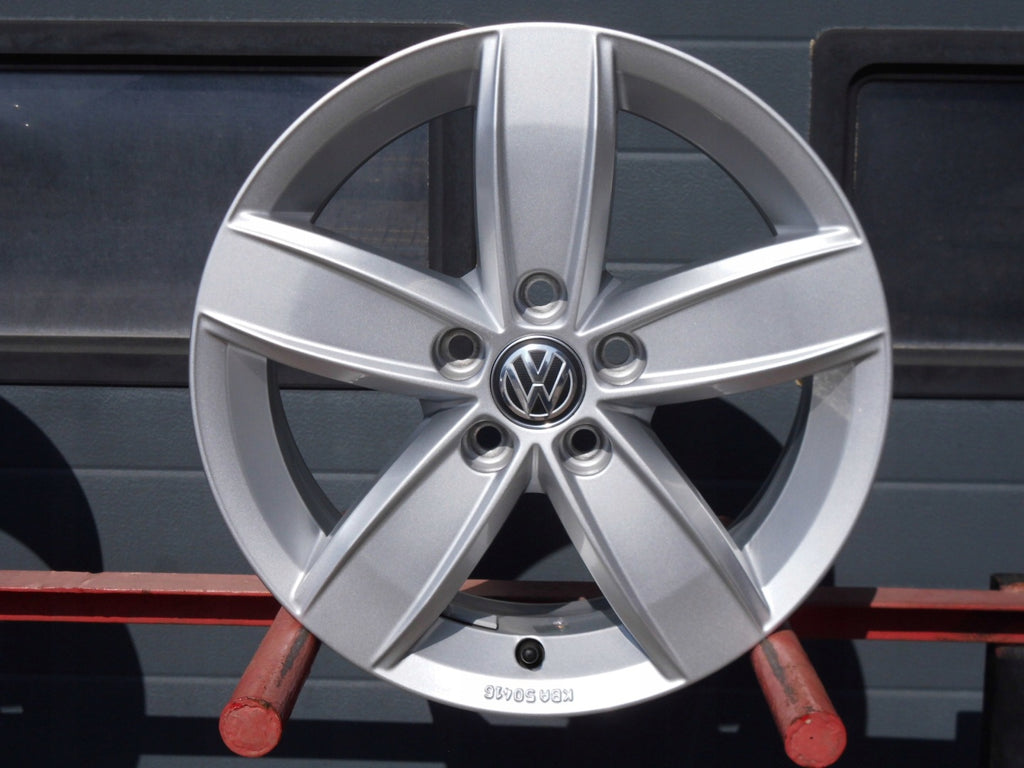 4x Alufelge 15 Zoll 5.5" 5x100 40ET Glanz Silber 2G0071495 Skoda Fabia IV Polo FEL3295865317jm