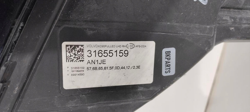 Frontscheinwerfer Volvo Xc90 31655159 LED Rechts Scheinwerfer Headlight