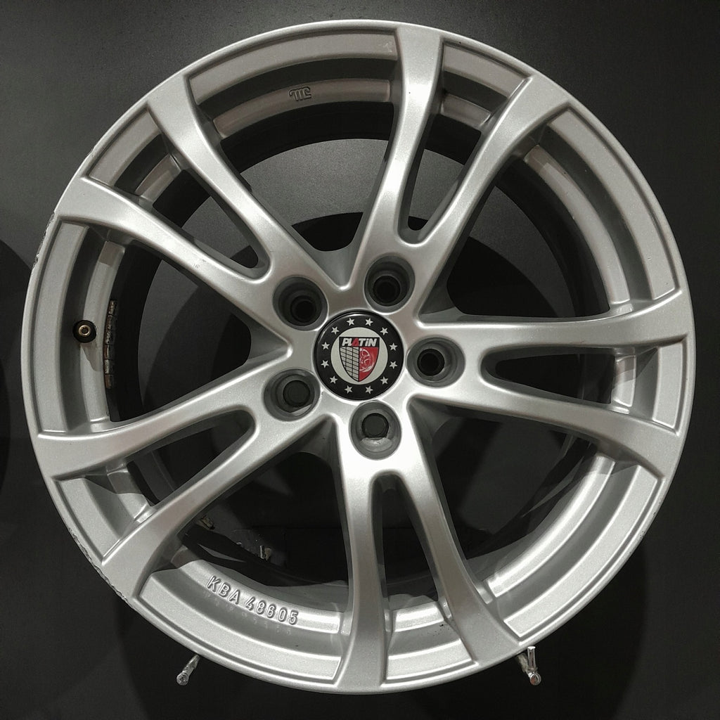 4x Alufelge 17 Zoll 7.5" 5x112 42ET Glanz Silber KBA48605 VW Passat B8 Rim Wheel FEL4037377136cj