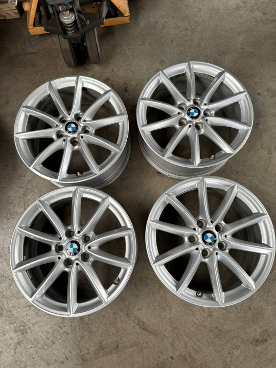 4x Alufelge 17 Zoll 7.5" 5x112 52ET Silber 6856061- BMW Rim Wheel FEL7060244336fx