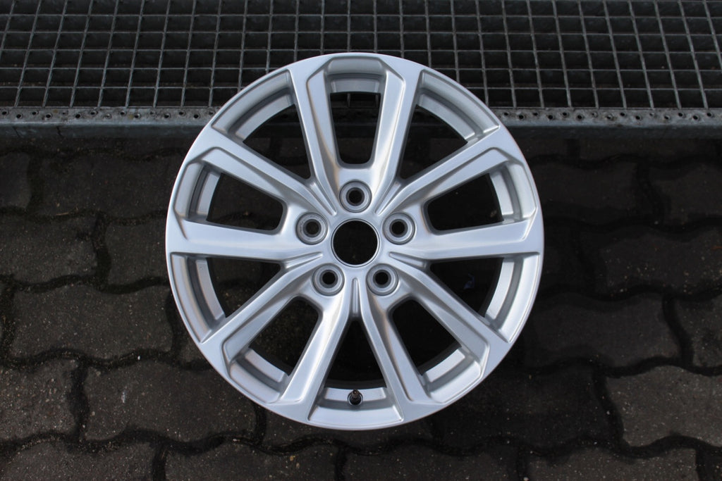 1x Alufelge 16 Zoll 6.5" 5x108 50ET Glanz Silber NX7C-1007-A1A Ford Focus FEL5782247040mu
