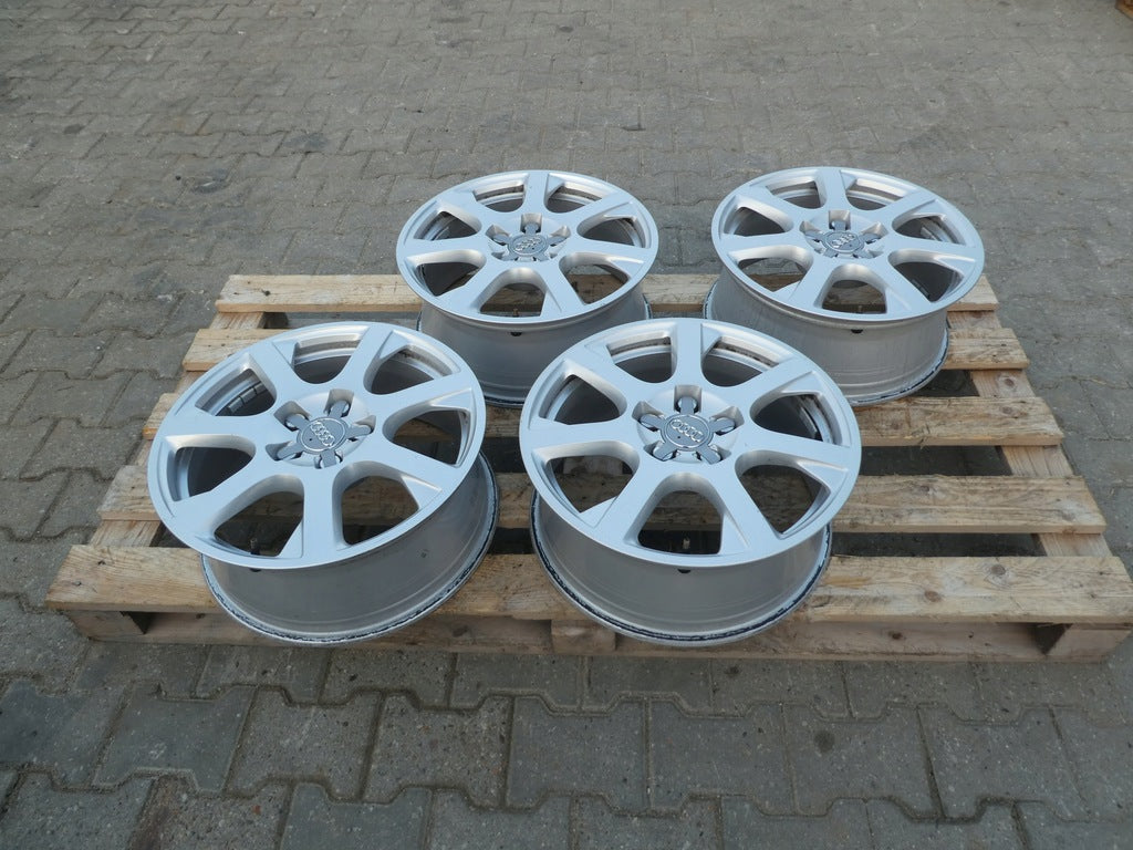 4x Alufelge 17 Zoll 7.0" 5x112 37ET Glanz Silber 8R0601025E Audi Rim Wheel FEL1650245957xe