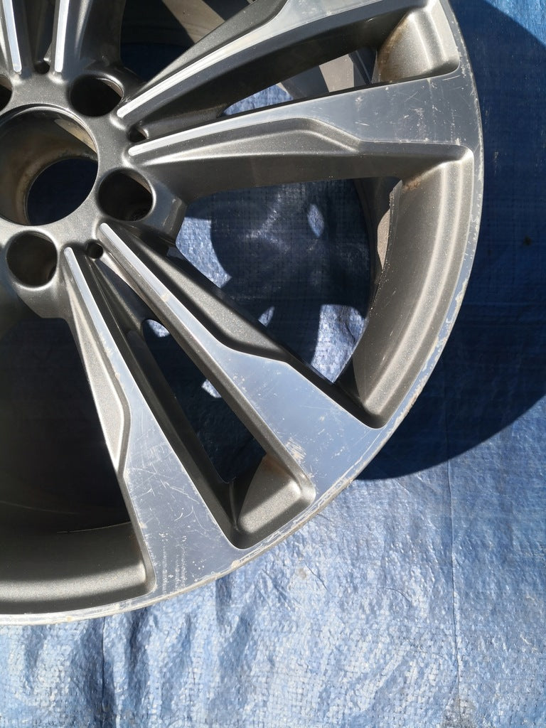 1x Alufelge 19 Zoll 9.5" 5x112 48ET Glanz Grau A2184012602 Mercedes-Benz Cls FEL7154831704aw