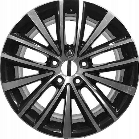 1x Alufelge 17 Zoll 7.0" 5x112 54ET Glanz Schwarz 5C0601025 VW Rim Wheel FEL4011839949ki