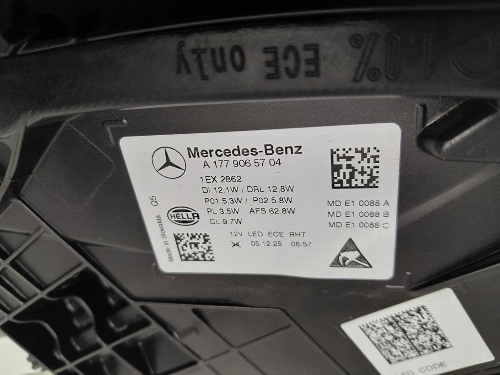 Frontscheinwerfer Mercedes-Benz W177 A1779065704 Links Scheinwerfer Headlight SCH1351958848pn