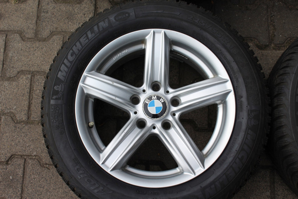 4x Alufelge 16 Zoll 7.0" 5x120 34ET Silber KBA48137 BMW 3 F30 E90 Rim Wheel FEL9822763080qk