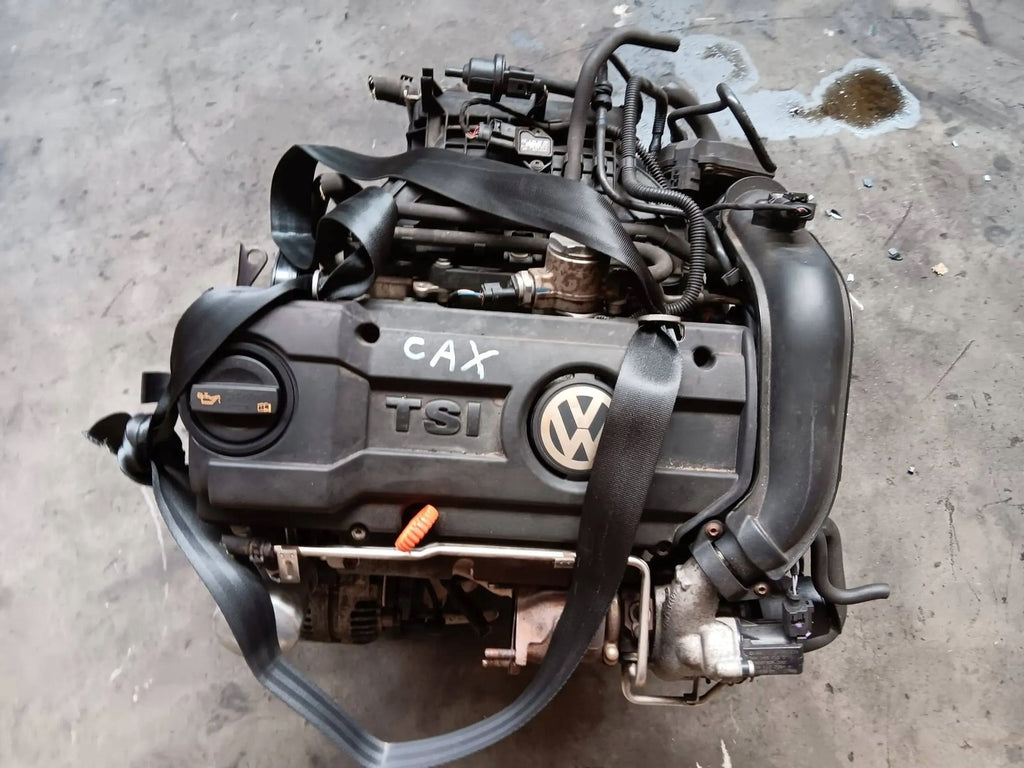 Motor Seat Skoda VW CAX 1.4 TSI 2012 Benzin Engine Komplett