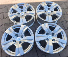 Laden Sie das Bild in den Galerie-Viewer, 4x Alufelge 15 Zoll 6.5" 4x108 20ET Glanz Silber Opel Crossland 2008 I Rim Wheel FEL9455041850gr