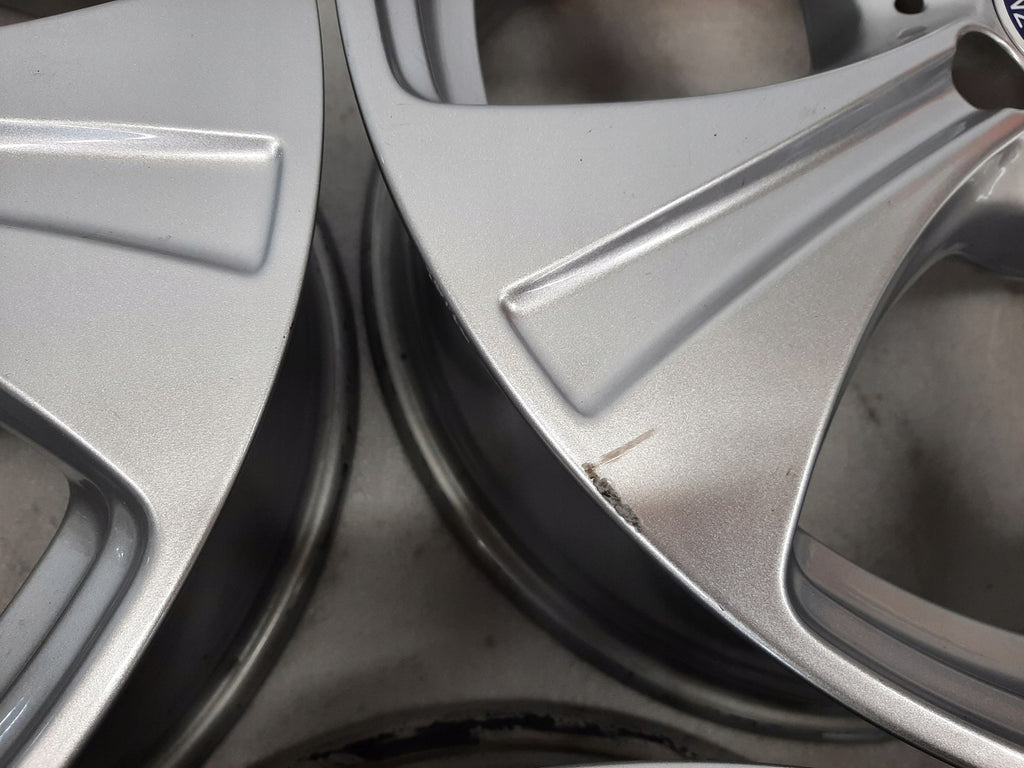 4x Alufelge 18 Zoll 8.0" 5x112 38ET Glanz Silber A2534010800 Mercedes-Benz Glc