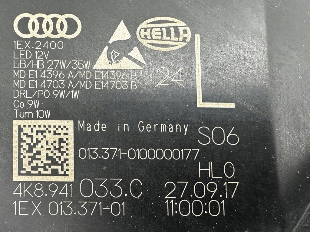 Frontscheinwerfer Audi A7 4K8941033C LED Links Scheinwerfer Headlight SCH7997762263yd