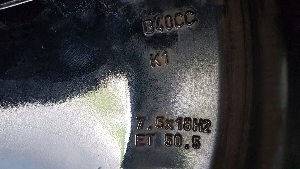 1x Alufelge 18 Zoll 7.5" 5x108 50 5ET 31680199 Volvo S60 V60 Rim Wheel