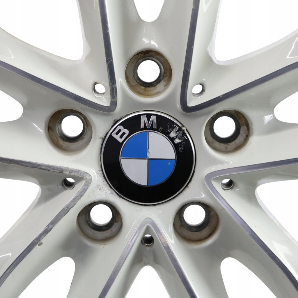 1x Alufelge 17 Zoll 7.5" 5x120 43ET Glanz Weiß 6850152 BMW 1 F21 F20 Rim Wheel FEL1343074364fk