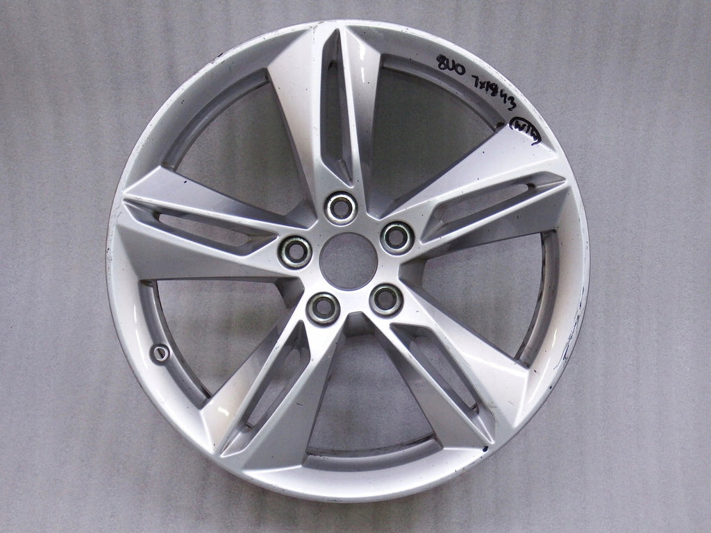 1x Alufelge 18 Zoll 7.0" 5x112 43ET Glanz Silber 8U0601025AG Audi Q3 Sportback