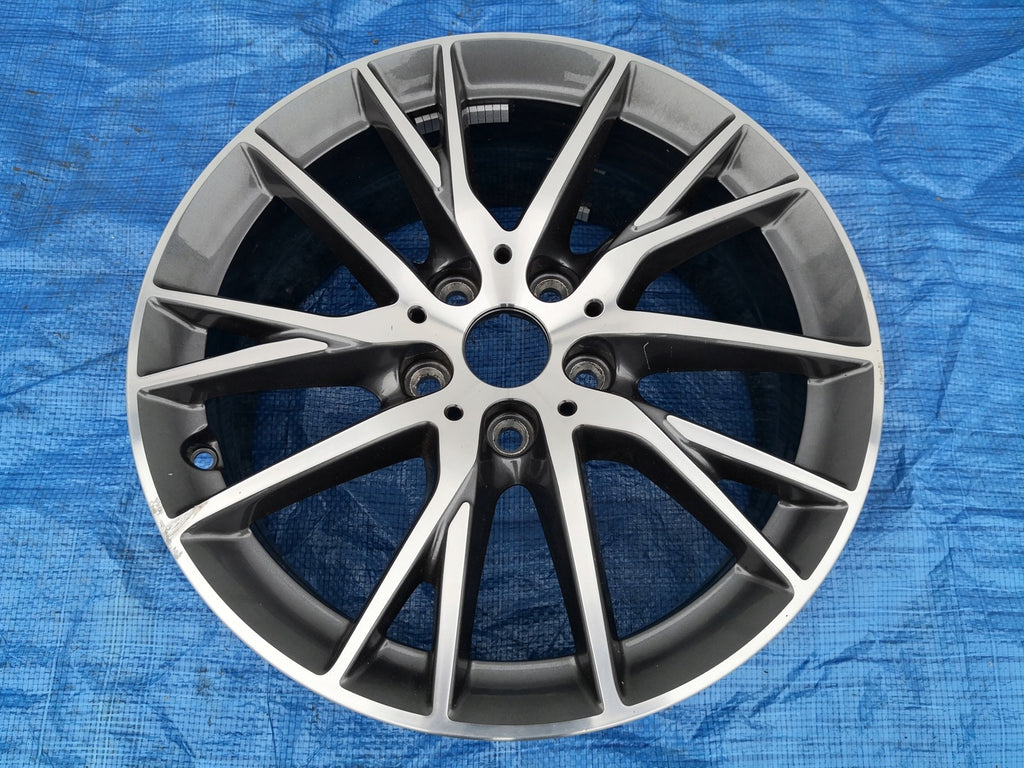 1x Alufelge 17 Zoll 7.0" 5x112 47ET Glanz Grau 7849122 BMW F45 1 F40 F46 Mg