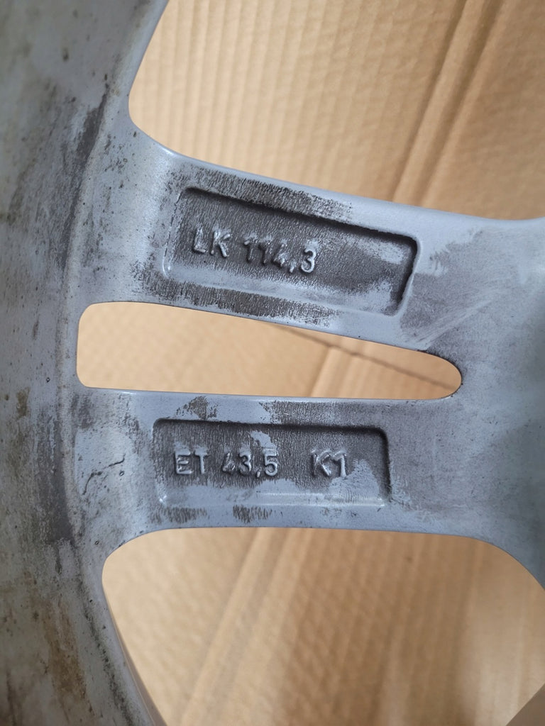 1x Alufelge 17 Zoll 7.0" 5x114.3 43 5ET KBA53425 Hyundai I Rim Wheel FEL4901370825ay