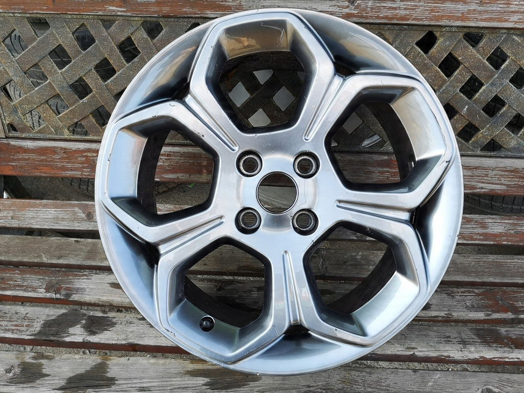 1x Alufelge 17 Zoll 7.0" 4x108 37,5ET Glanz Graphit Ford Fiesta Ecosport