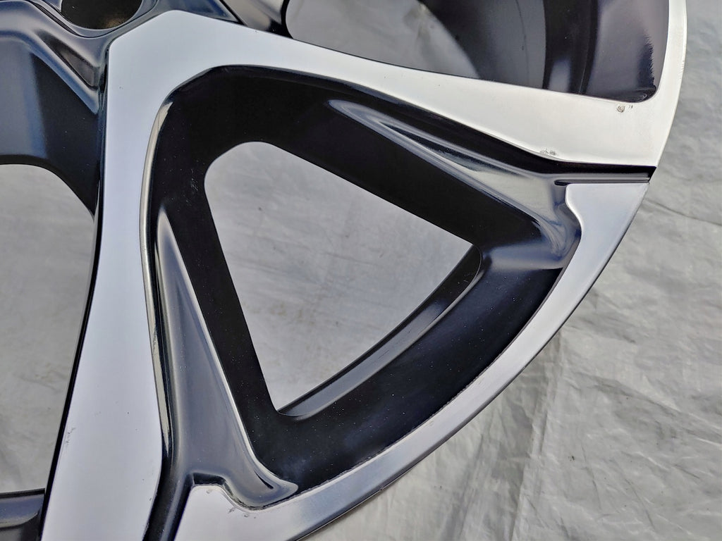 1x Alufelge 19 Zoll 6.5" 5x110 35ET Matt Schwarz 735713407 Fiat 500x Rim Wheel