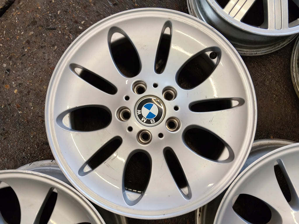 4x Alufelge 17 Zoll 7.5" 5x120 40ET Glanz Silber 10961586 BMW Rim Wheel FEL8227434452yz