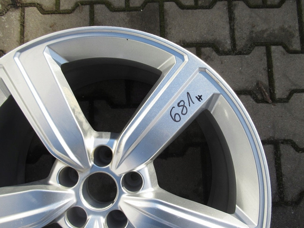 1x Alufelge 20 Zoll 9.0" 5x112 38ET Glanz Silber 4KE601025 Audi E Tron Rim Wheel FEL9614323186aa