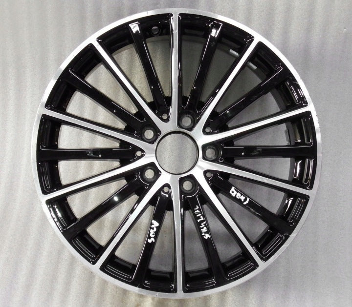 1x Alufelge 17 Zoll 7.0" 5x112 48ET Glanz Schwarz A2054019200 Mercedes-Benz W205 FEL1583054002bz