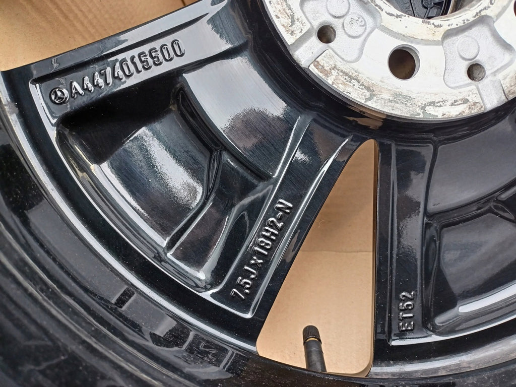 4x Alufelge 18 Zoll 7.5" 5x112 52ET A4474015500 Mercedes-Benz Vito W447 FEL4367163986as