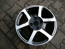 Load image into Gallery viewer, 1x Alufelge 15 Zoll 6.0&quot; 4x100 38ET Schwarz Dacia 1 Rim Wheel