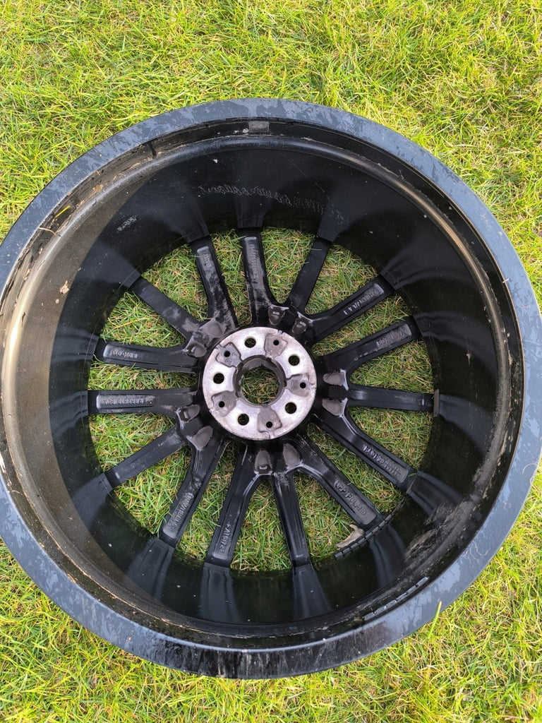 1x Alufelge 22 Zoll 9.5" 5x112 37ET Glanz Schwarz 9882610 BMW Rim Wheel FEL1327823030mm